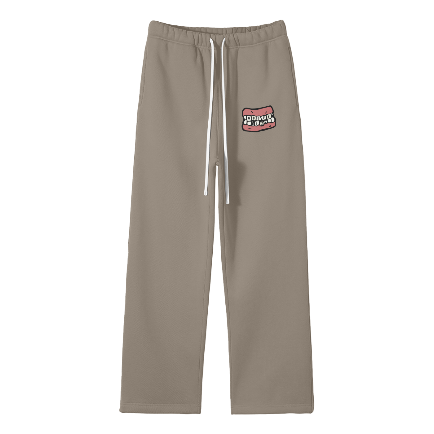 Goofy Rizz Streetwear Fleece Straight Leg Pants