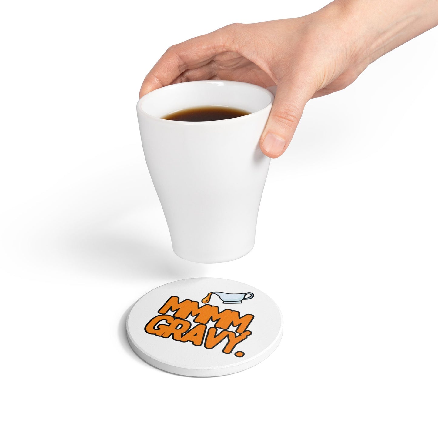 Mmmm, Gravy Ceramic Coaster