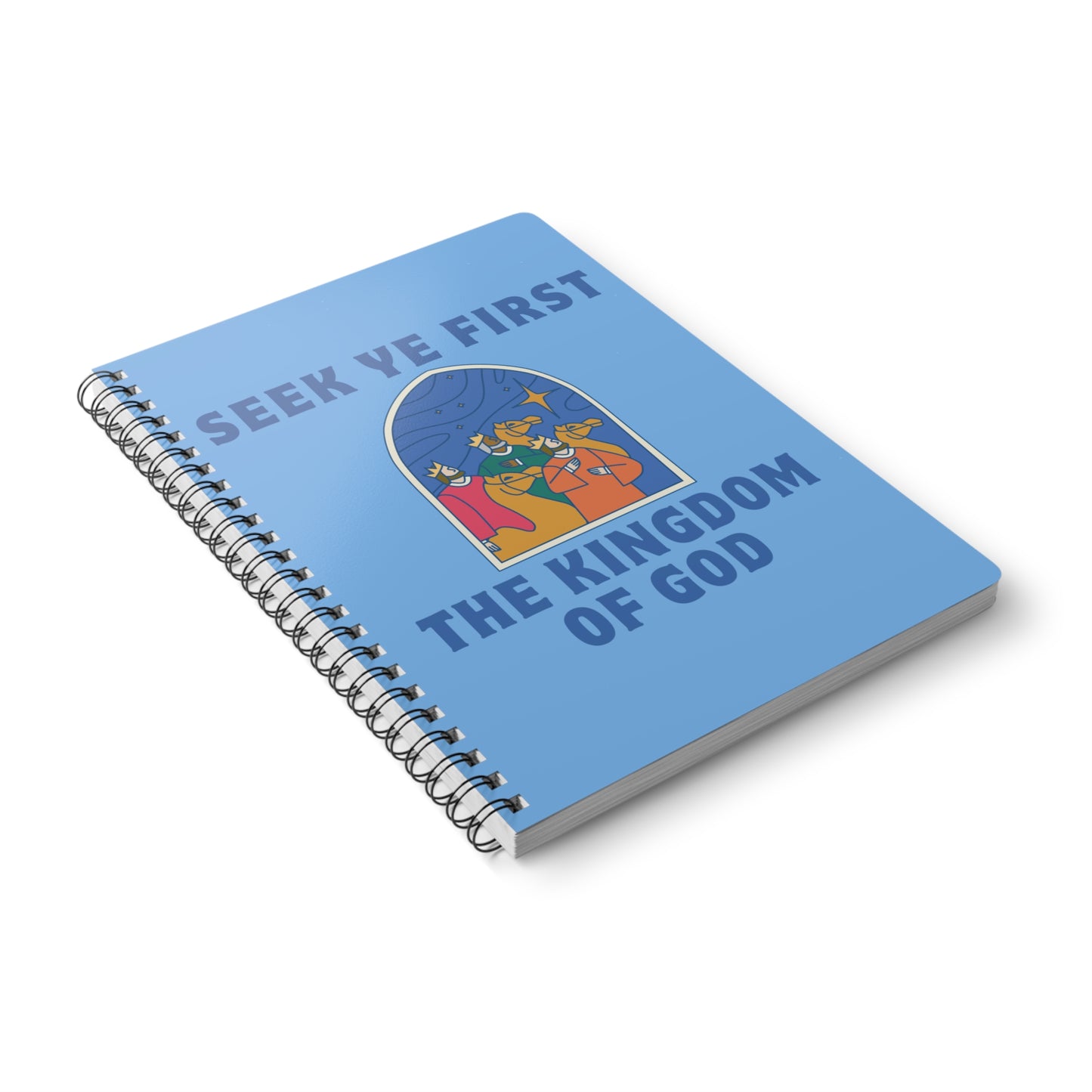 Seek Ye First Wirobound Softcover Notebook, A5