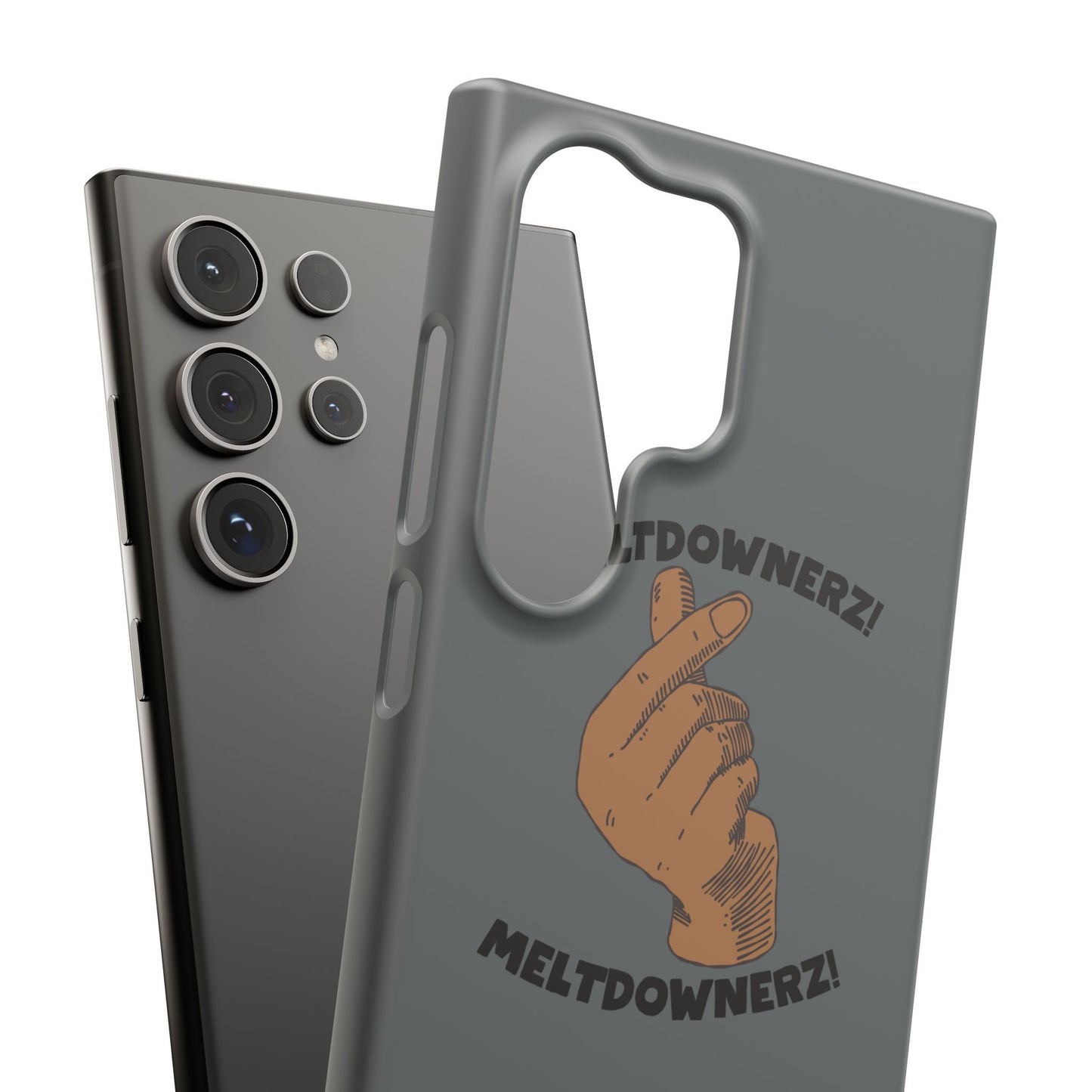 Meltdownerz Heart Curve Snap Cases