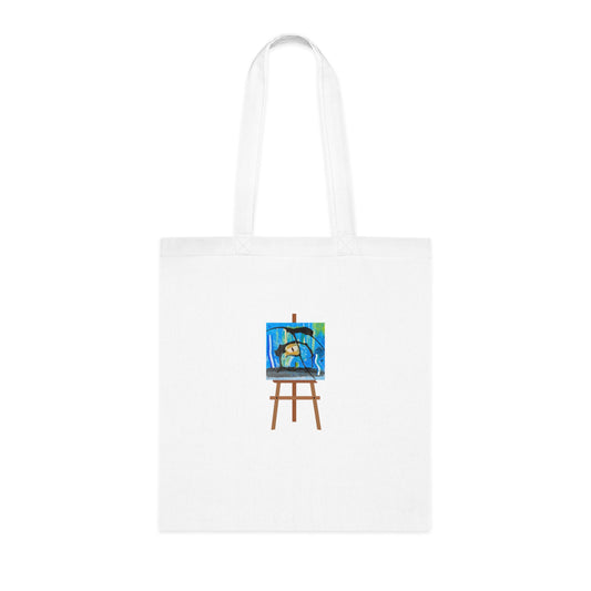 Ink Demo-Dome Gone (Easel) Cotton Tote