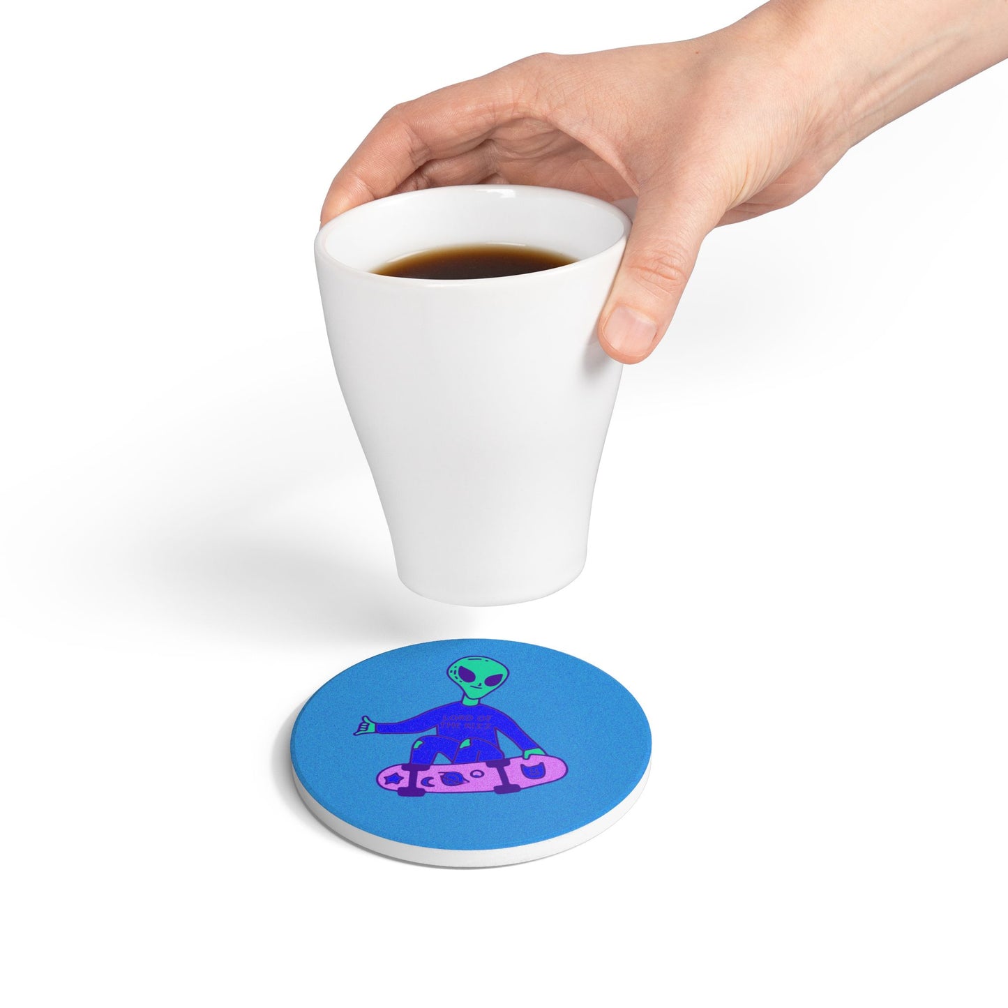 Lord Of The Rizz Ceramic Coaster