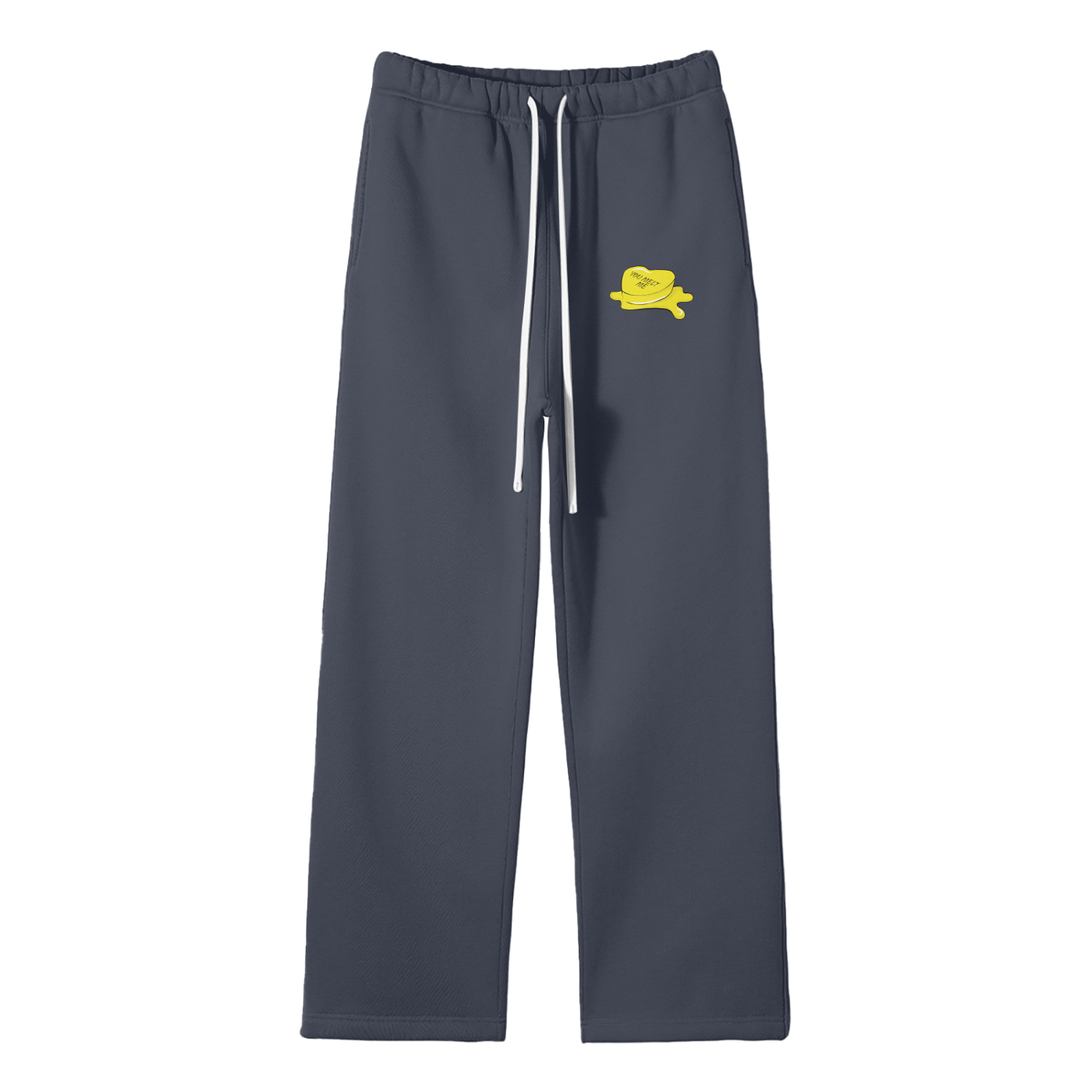 You Melt Me (Butter) Streetwear Fleece Straight Leg Pants