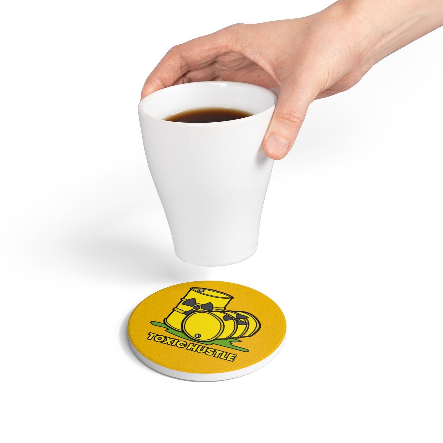 Toxic Hustle (1) Ceramic Coaster