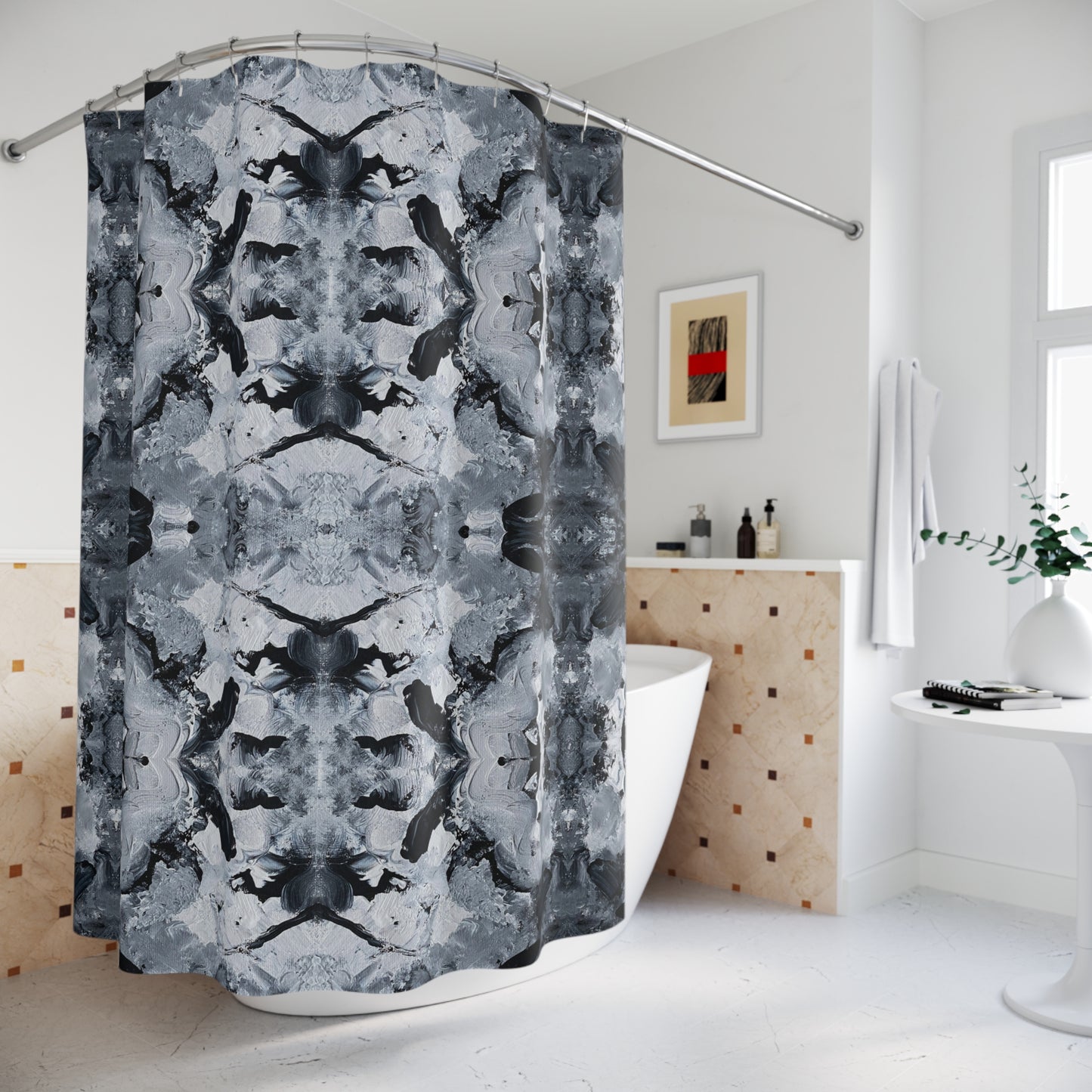 Onyx Moron Shower Curtains