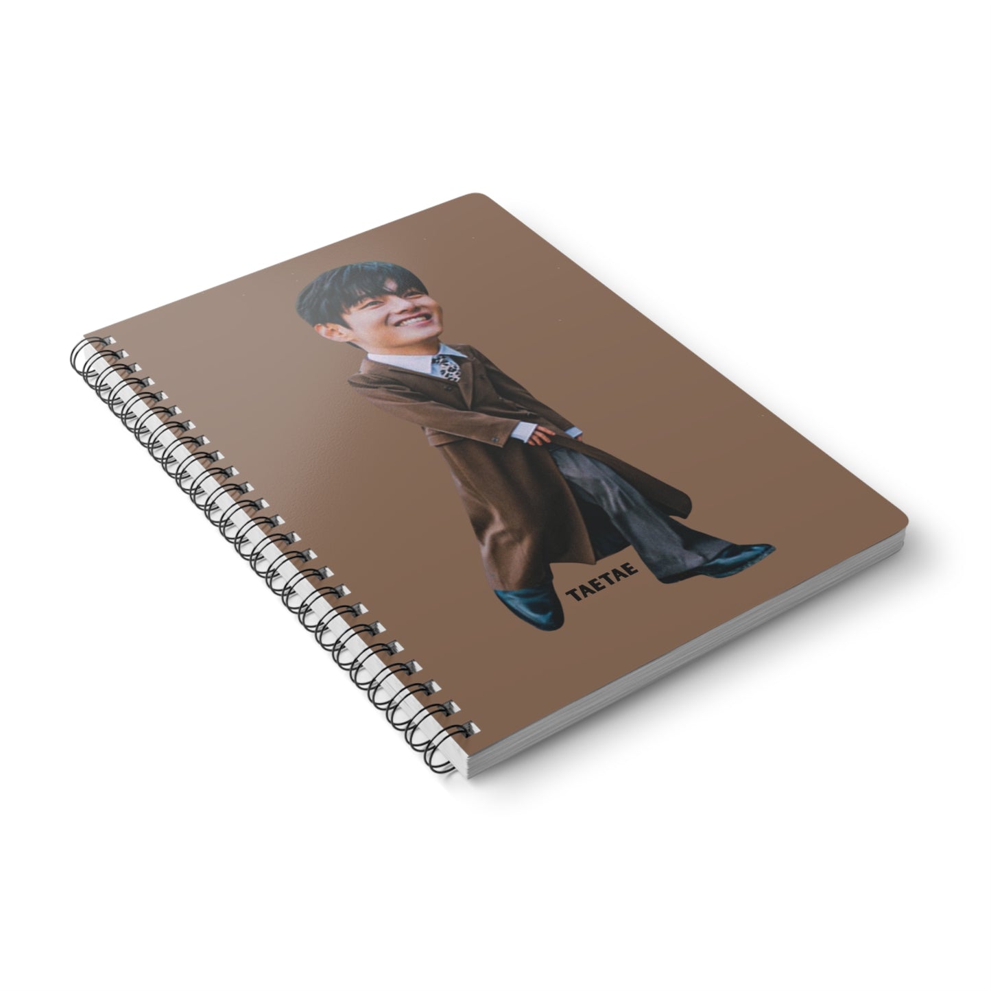TaeTae (V) Wirobound Softcover Notebook, A5