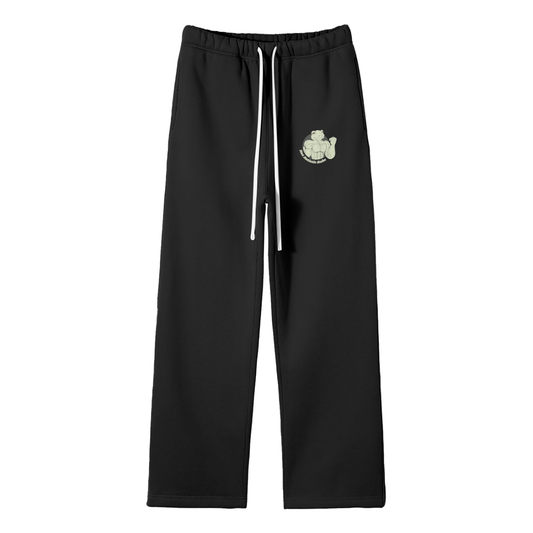 Hot Autistic Babe Streetwear Fleece Straight Leg Pants