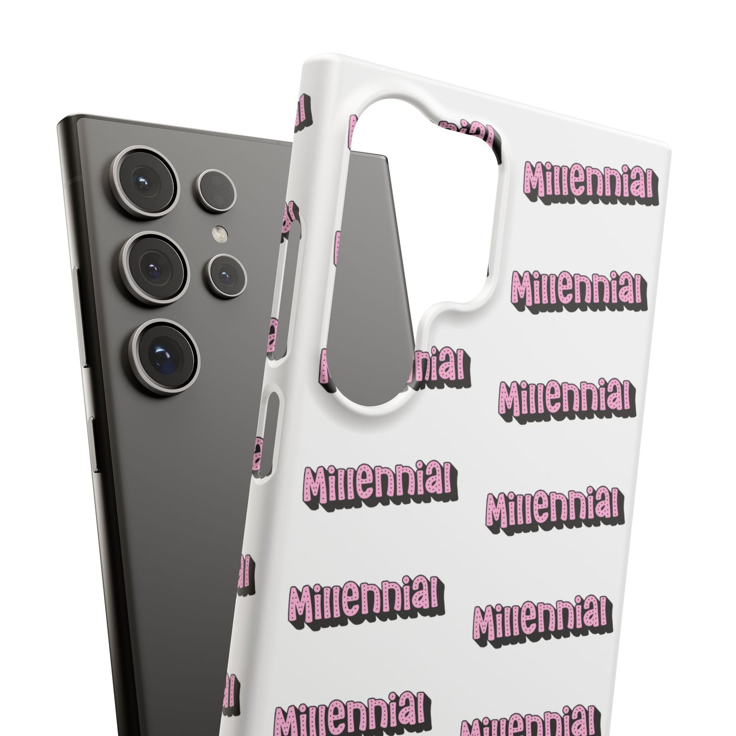 Millennial Pink Snap Cases