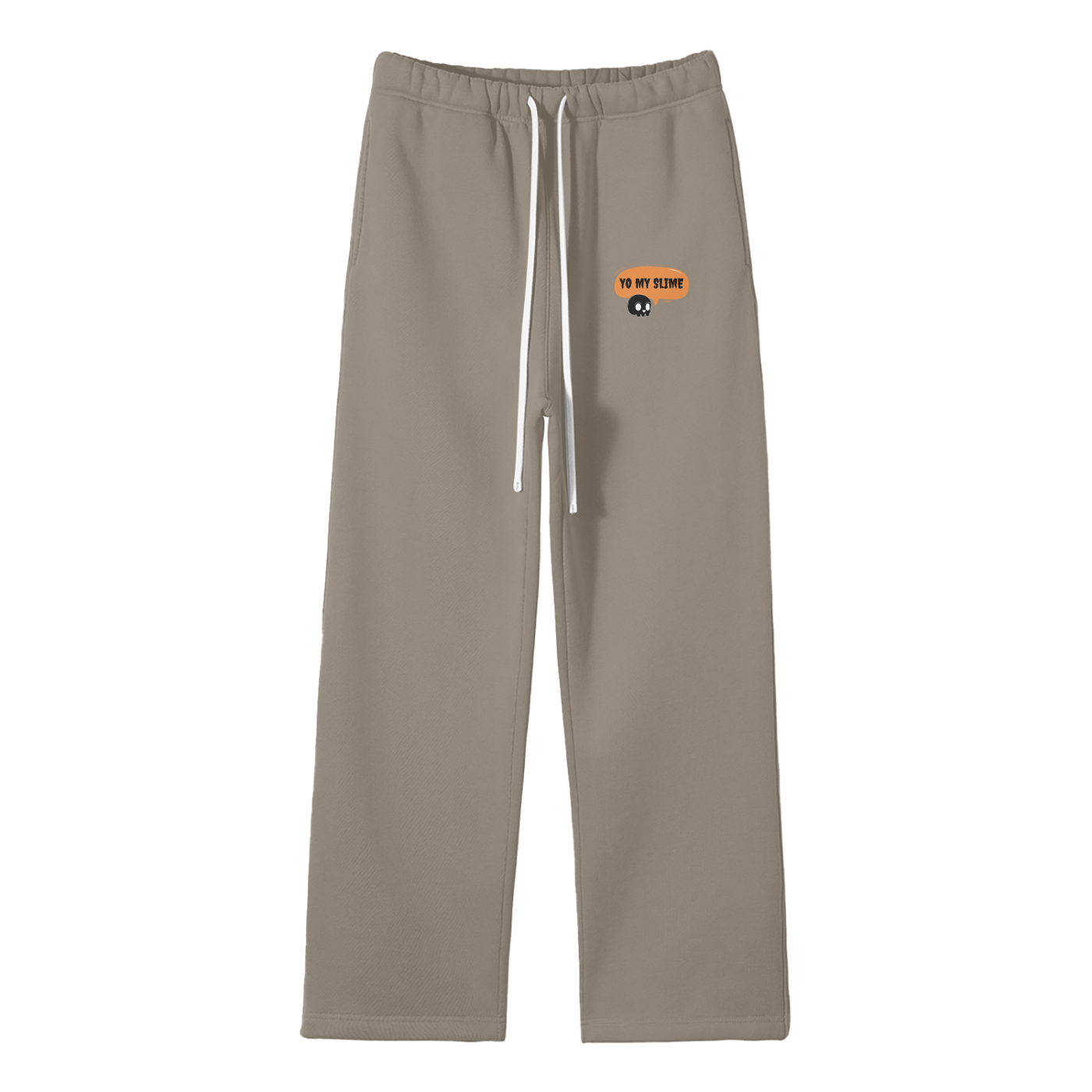 Yo My Slime Streetwear Fleece Straight Leg Pants