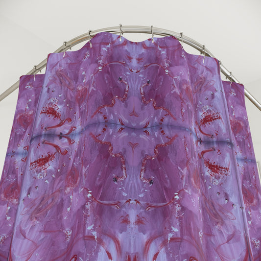 Bloody Romantic Shower Curtains