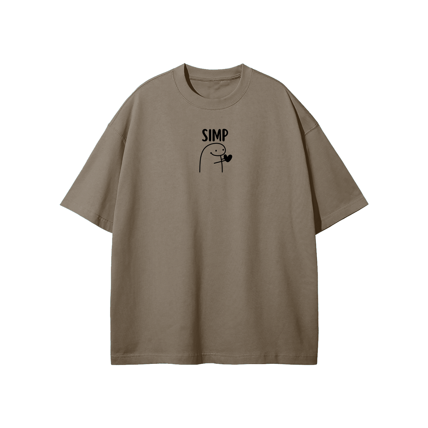 Simp (Heart) Streetwear Heavyweight Loose Fit T-Shirt