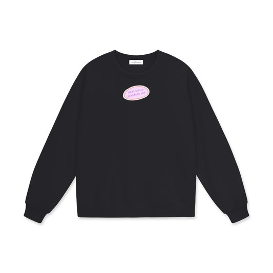 What Would Jungkook Do Heavyweight Drop Shoulder Sweatshirt