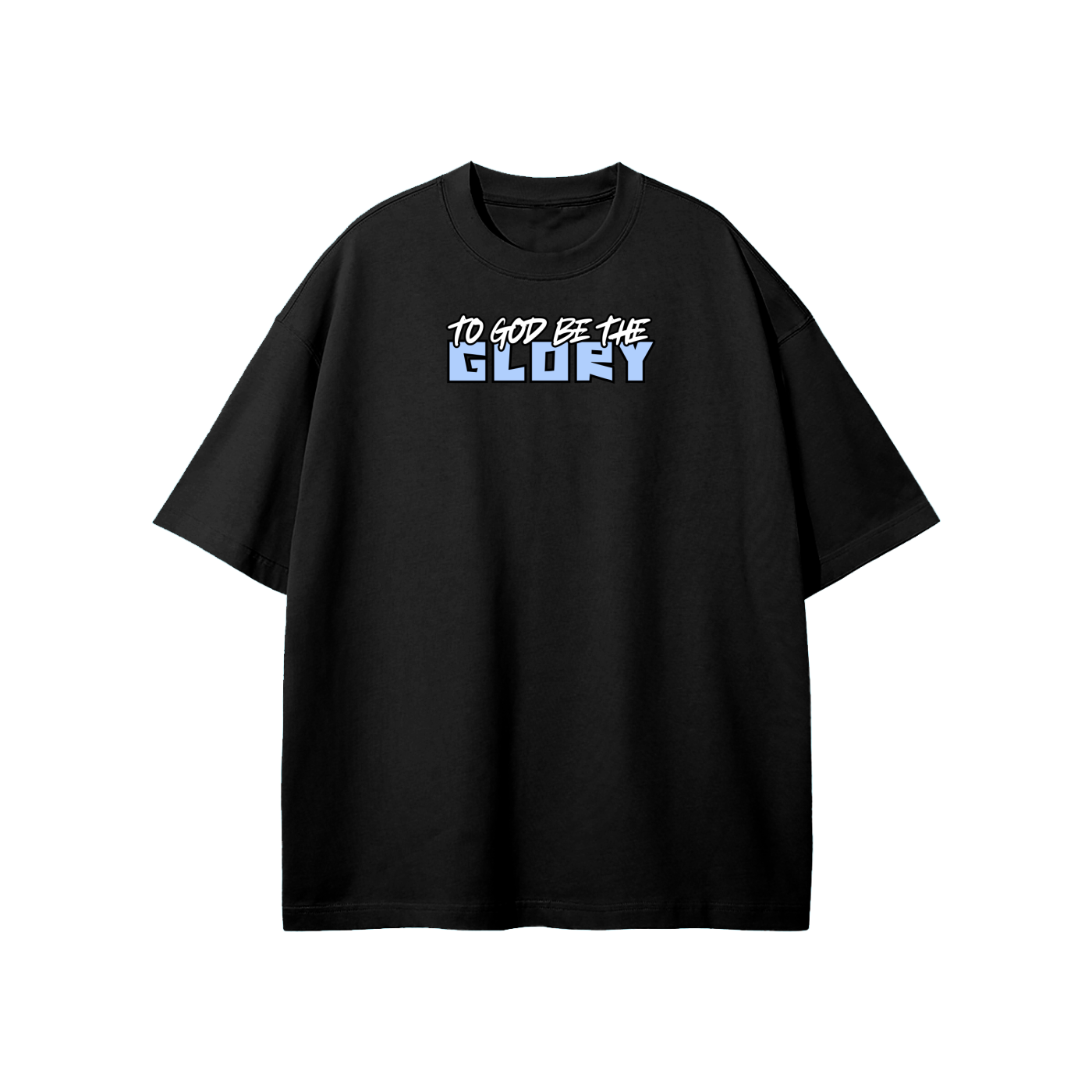 To God Be The Glory Streetwear Heavyweight Loose Fit T-Shirt