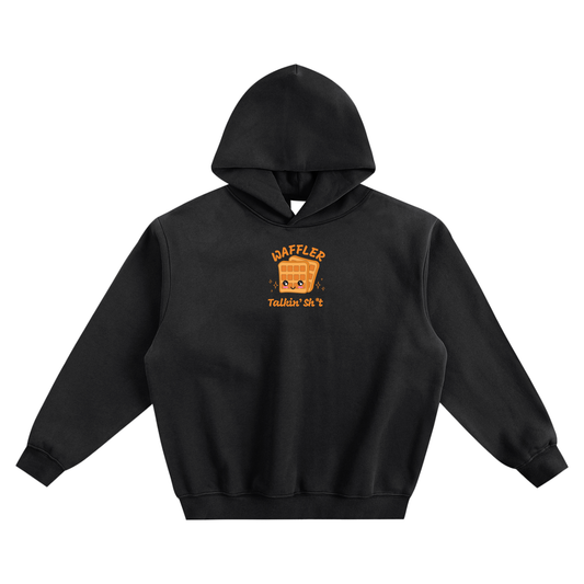 Waffler Fleeced Boxy Hoodie