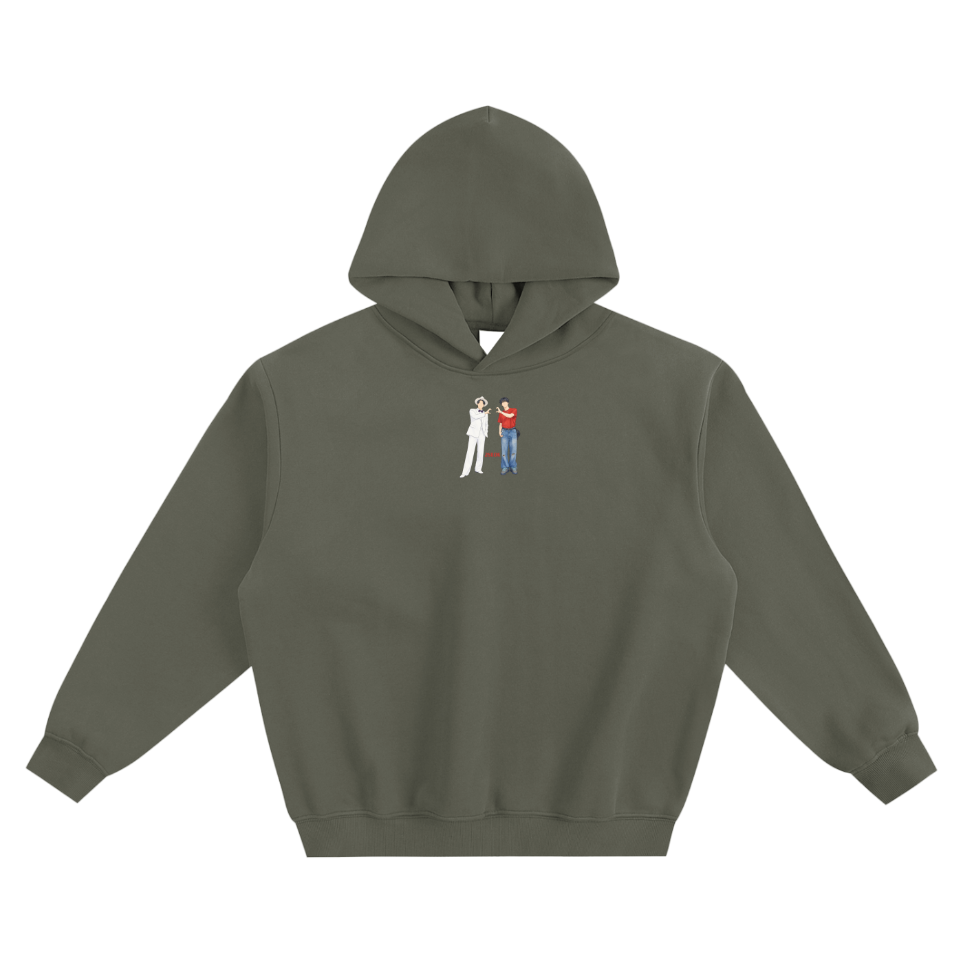 2Seok (Jin & J Hope) Fleeced Boxy Hoodie