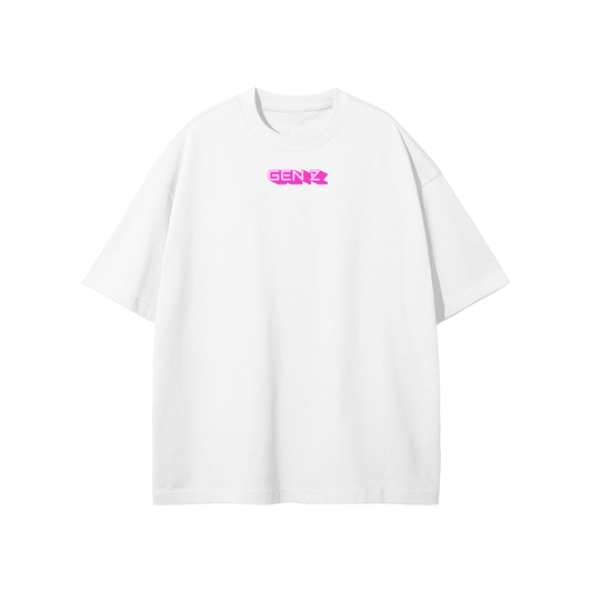 Gen Z (Pink) Streetwear Heavyweight Loose Fit T-Shirt