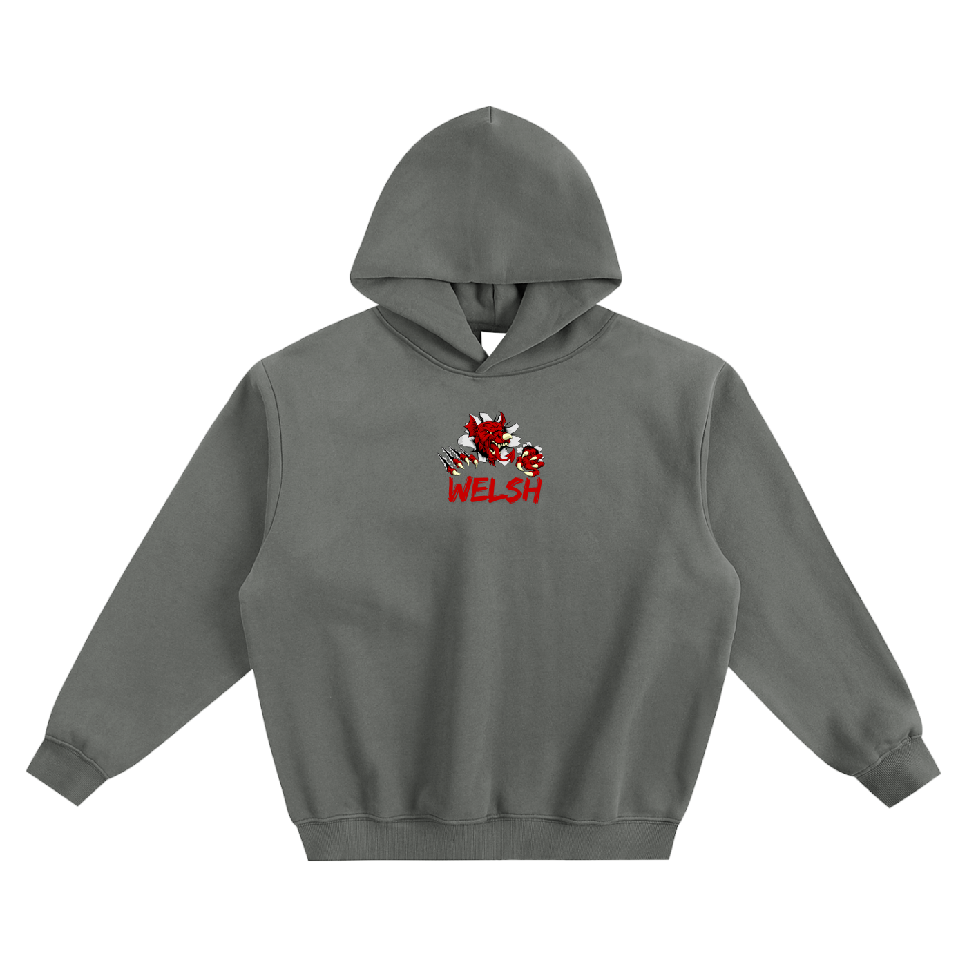 Welsh Fleeced Boxy Hoodie