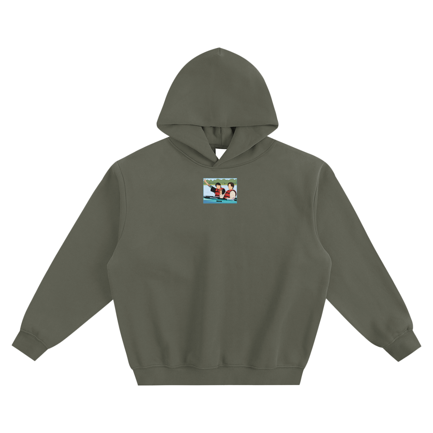 Jikook (Jimin & Jungkook Are You Sure) Fleeced Boxy Hoodie