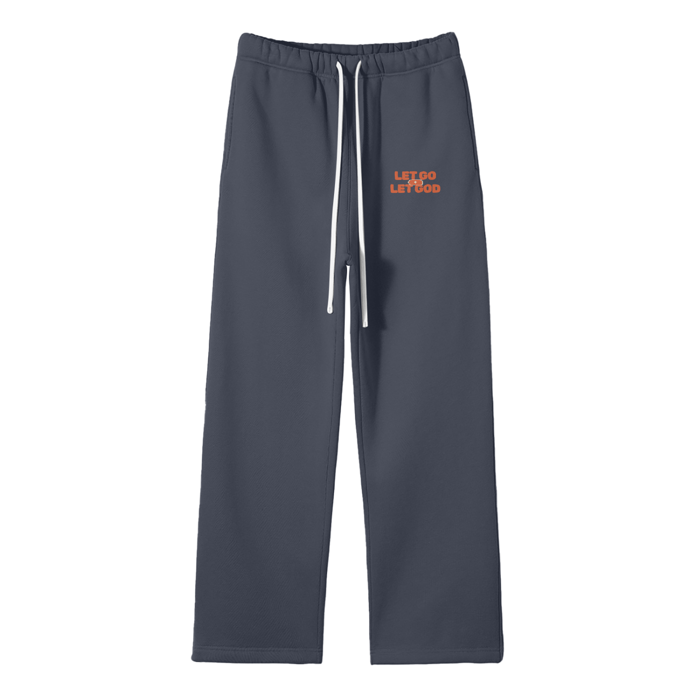 Let Go & Let God Streetwear Fleece Straight Leg Pants