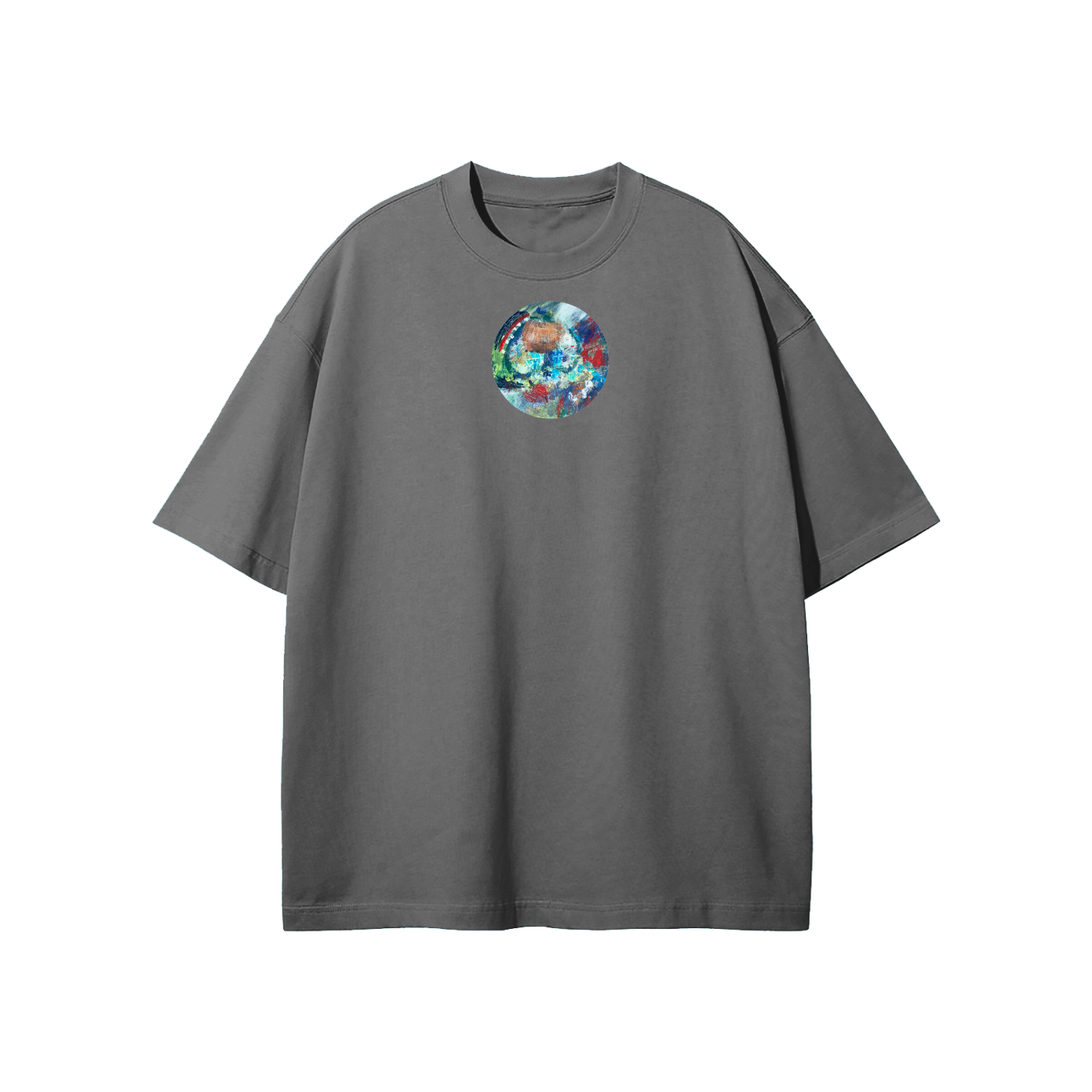 Ur Mouth Is A Gift (Circle) Streetwear Heavyweight Loose Fit T-Shirt