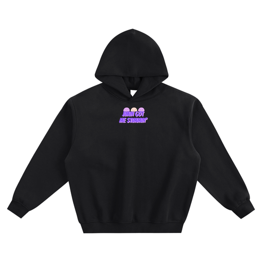 Jimin Got Me Stimmin' (Mochi) Fleeced Boxy Hoodie