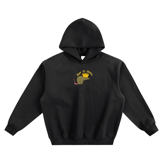 Rags To Riches Fleeced Boxy Hoodie