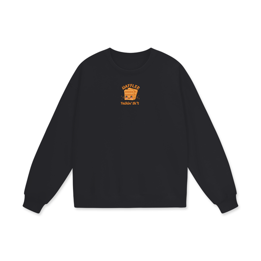 Waffler Heavyweight Drop Shoulder Oversized Fleece Sweatshirt
