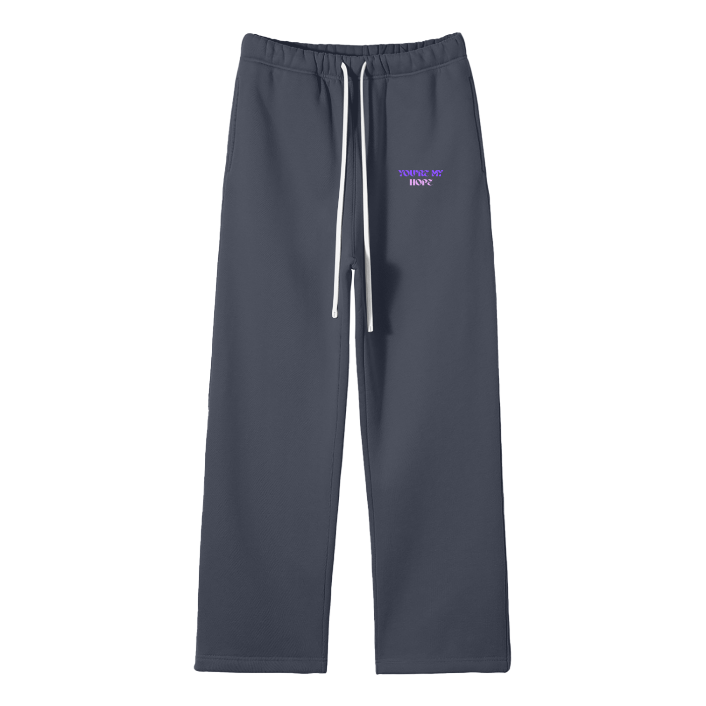 You're My Hope Streetwear Fleece Straight Leg Pants