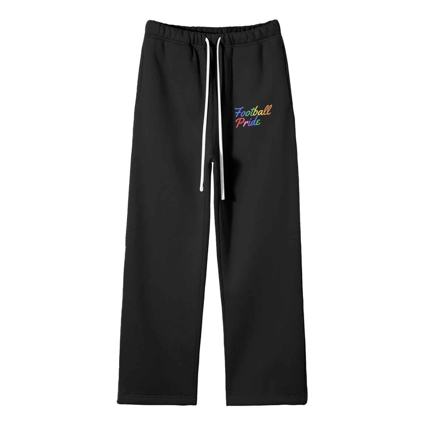 Football Pride Streetwear Fleece Straight Leg Pants