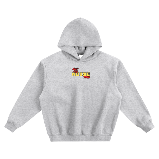 Keep The Noise Down Fleeced Boxy Hoodie