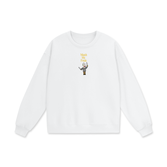 Match My Freak (Sword) Heavyweight Drop Shoulder Oversized Fleece Sweatshirt