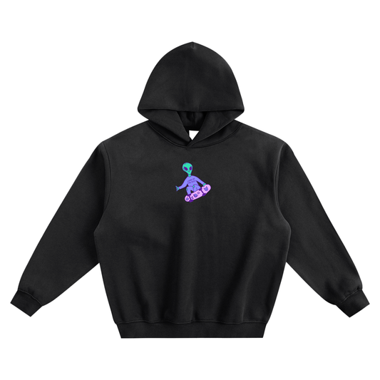 Lord Of The Rizz Fleeced Boxy Hoodie