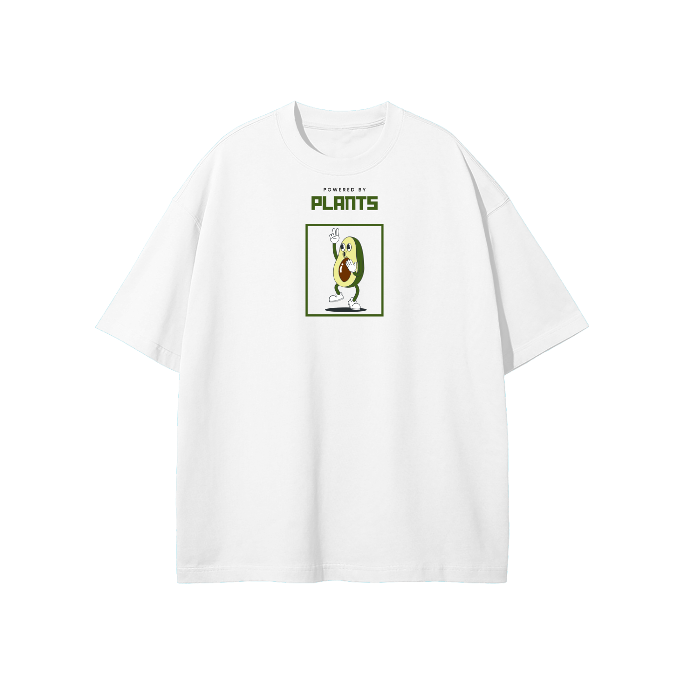 Powered By Plants Streetwear Heavyweight Loose Fit T-Shirt
