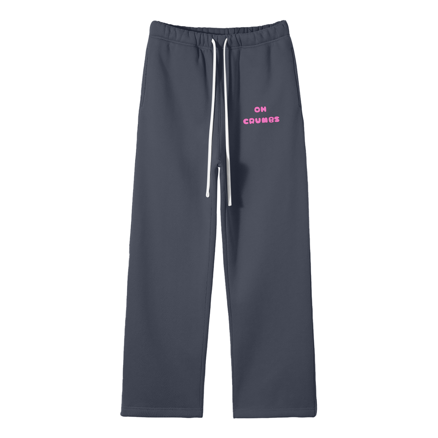 Oh Crumbs Streetwear Fleece Straight Leg Pants