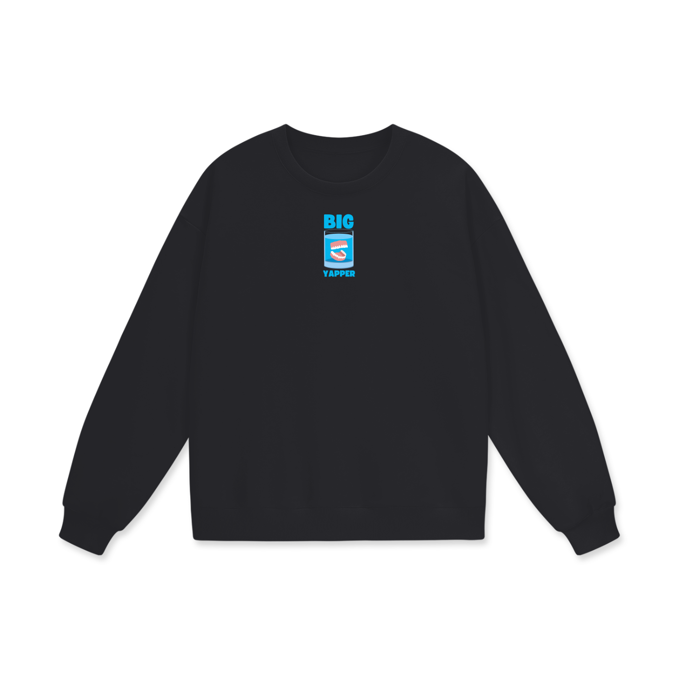 Big Yapper Heavyweight Drop Shoulder Oversized Fleece Sweatshirt