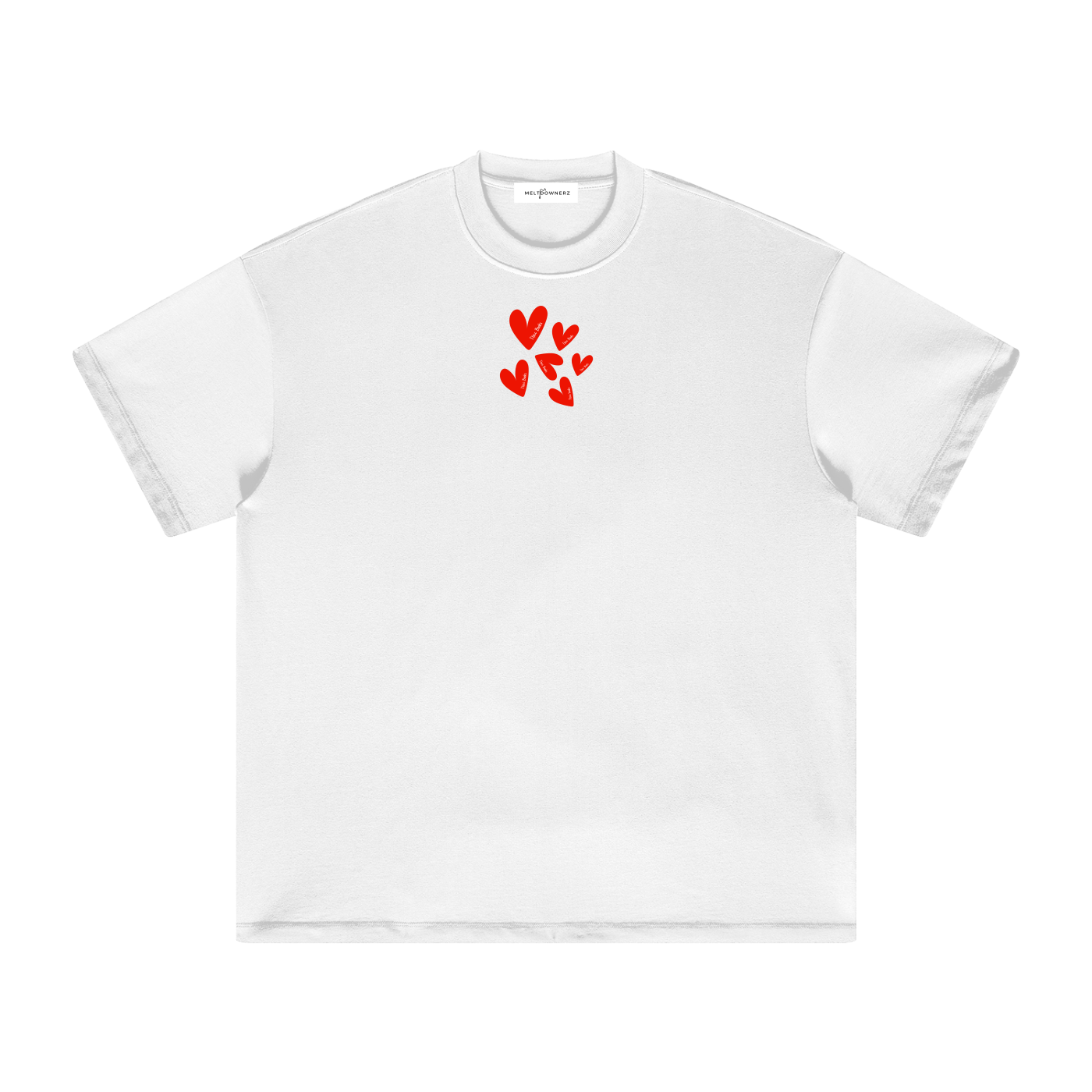 Thicc Books (Hearts) Heavyweight T-Shirt