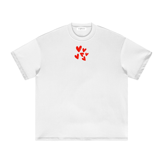Thicc Books (Hearts) Heavyweight T-Shirt