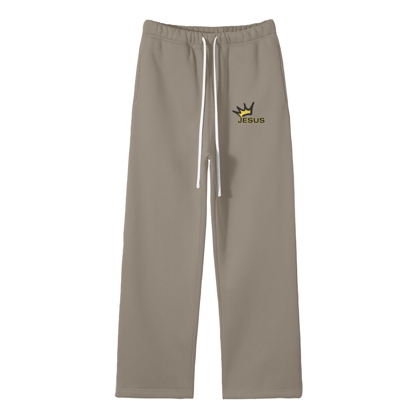 Jesus Is King Streetwear Fleece Straight Leg Pants