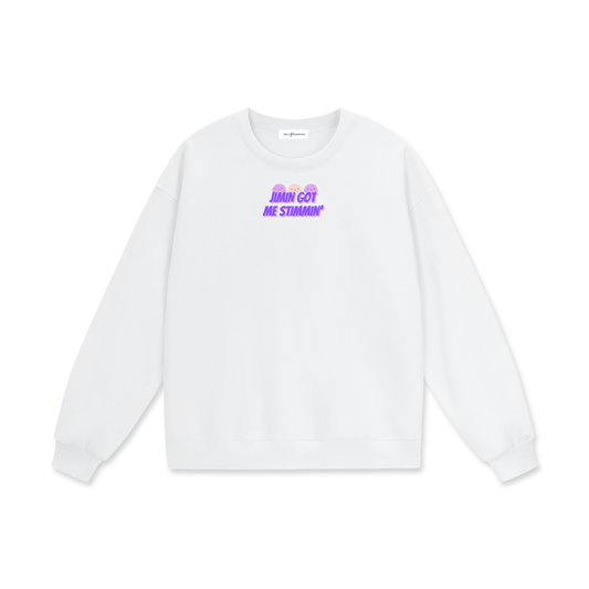 Jimin Got Me Stimmin' (Mochi) Heavyweight Drop Shoulder Sweatshirt