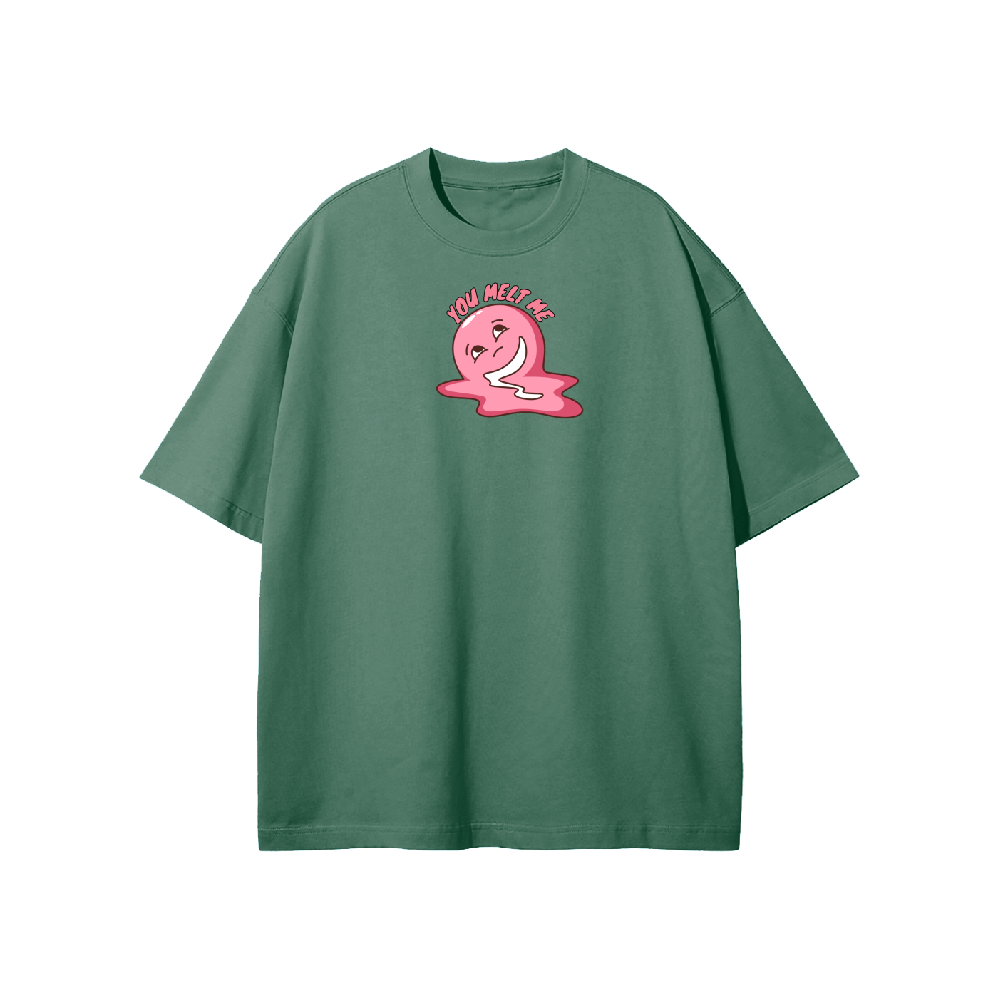 You Melt Me (Pink) Streetwear Heavyweight Loose Fit T-Shirt