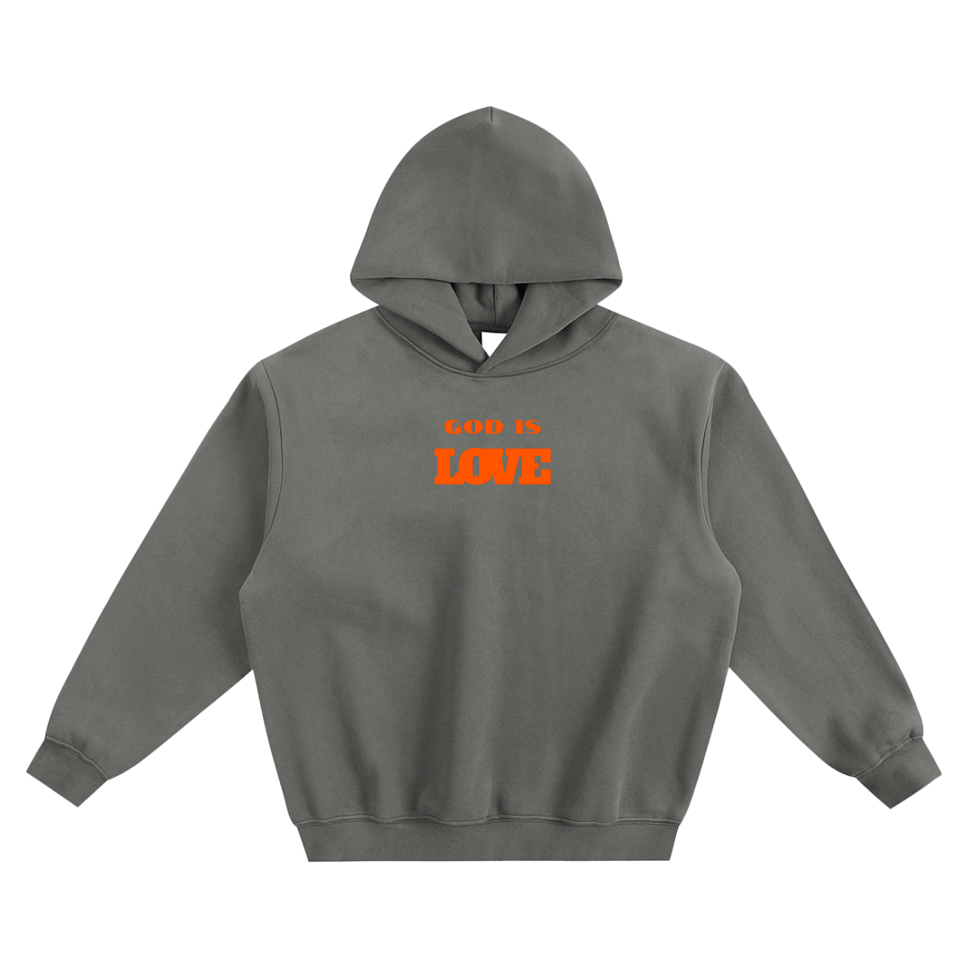 God Is Love Fleeced Boxy Hoodie
