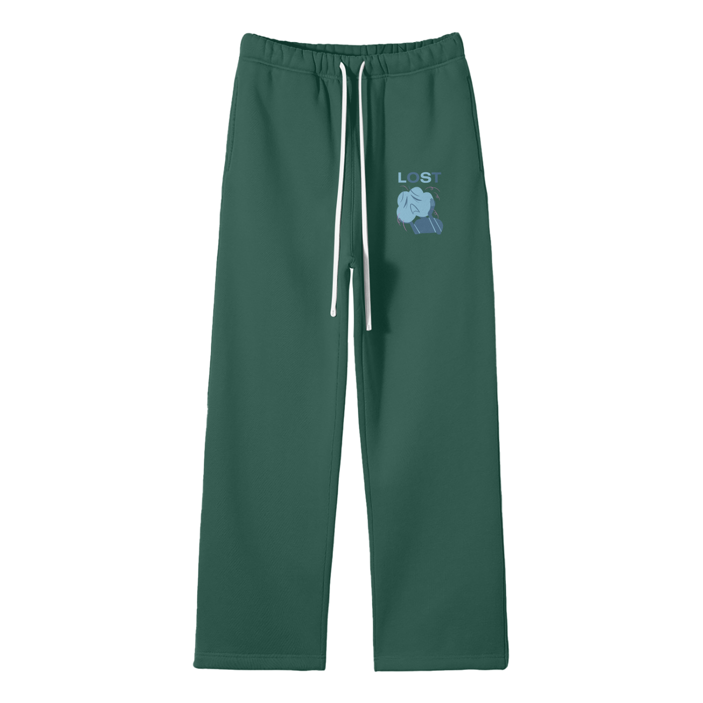 Lost Streetwear Fleece Straight Leg Pants