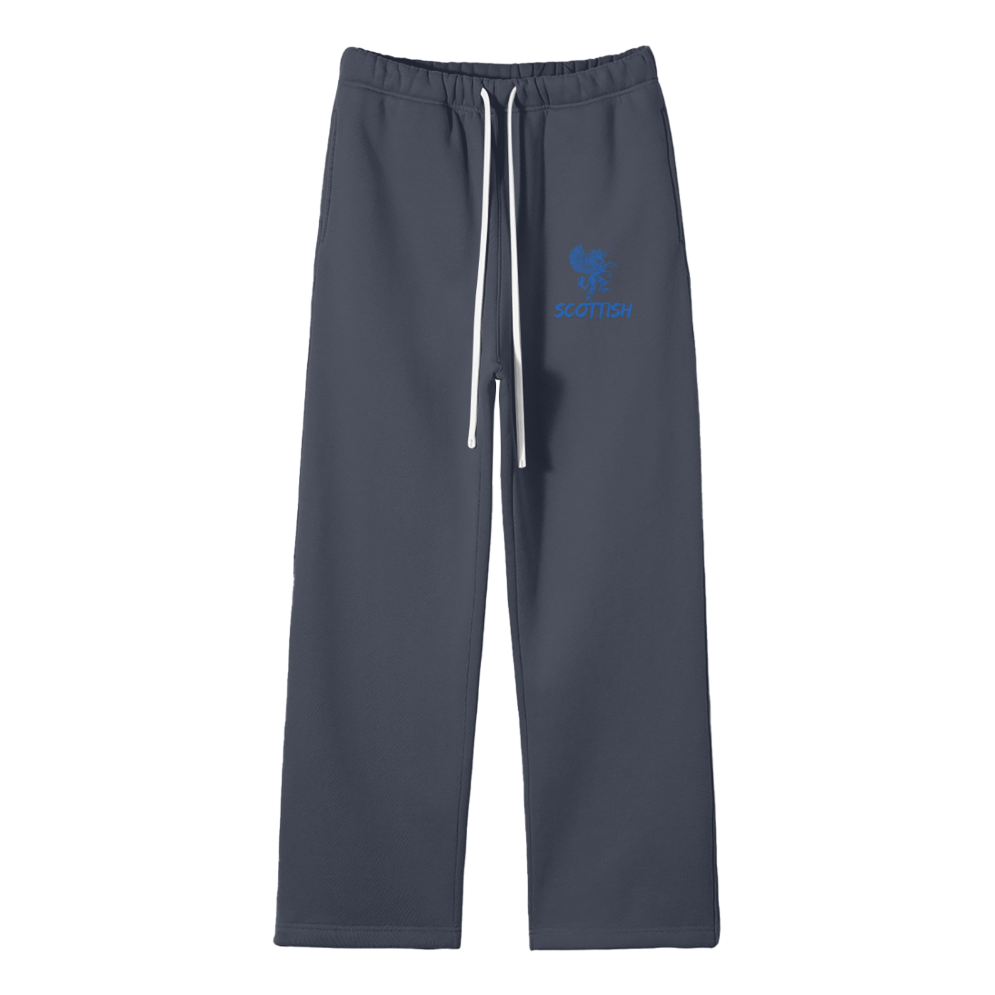 Scottish Streetwear Fleece Straight Leg Pants