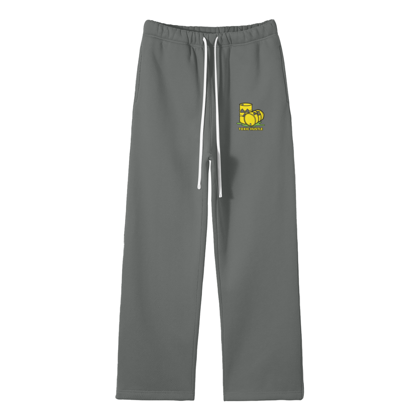 Toxic Hustle (Spill) Streetwear Fleece Straight Leg Pants