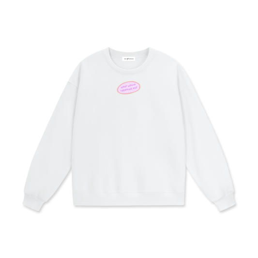 What Would Taehyung Do Heavyweight Drop Shoulder Sweatshirt