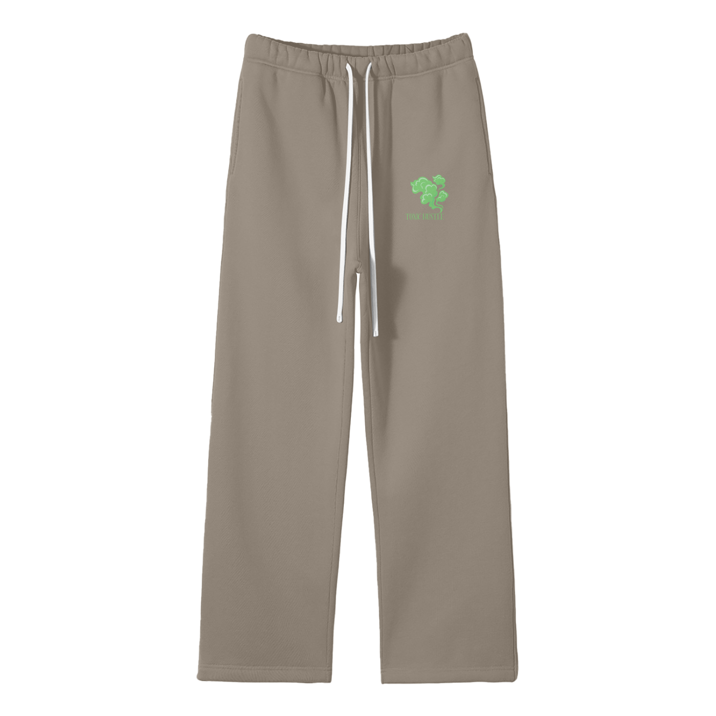 Toxic Hustle Streetwear Fleece Straight Leg Pants