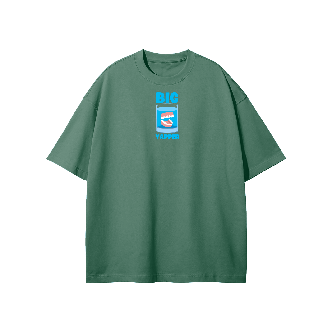 Big Yapper (Teeth) Streetwear Heavyweight Loose Fit T-Shirt
