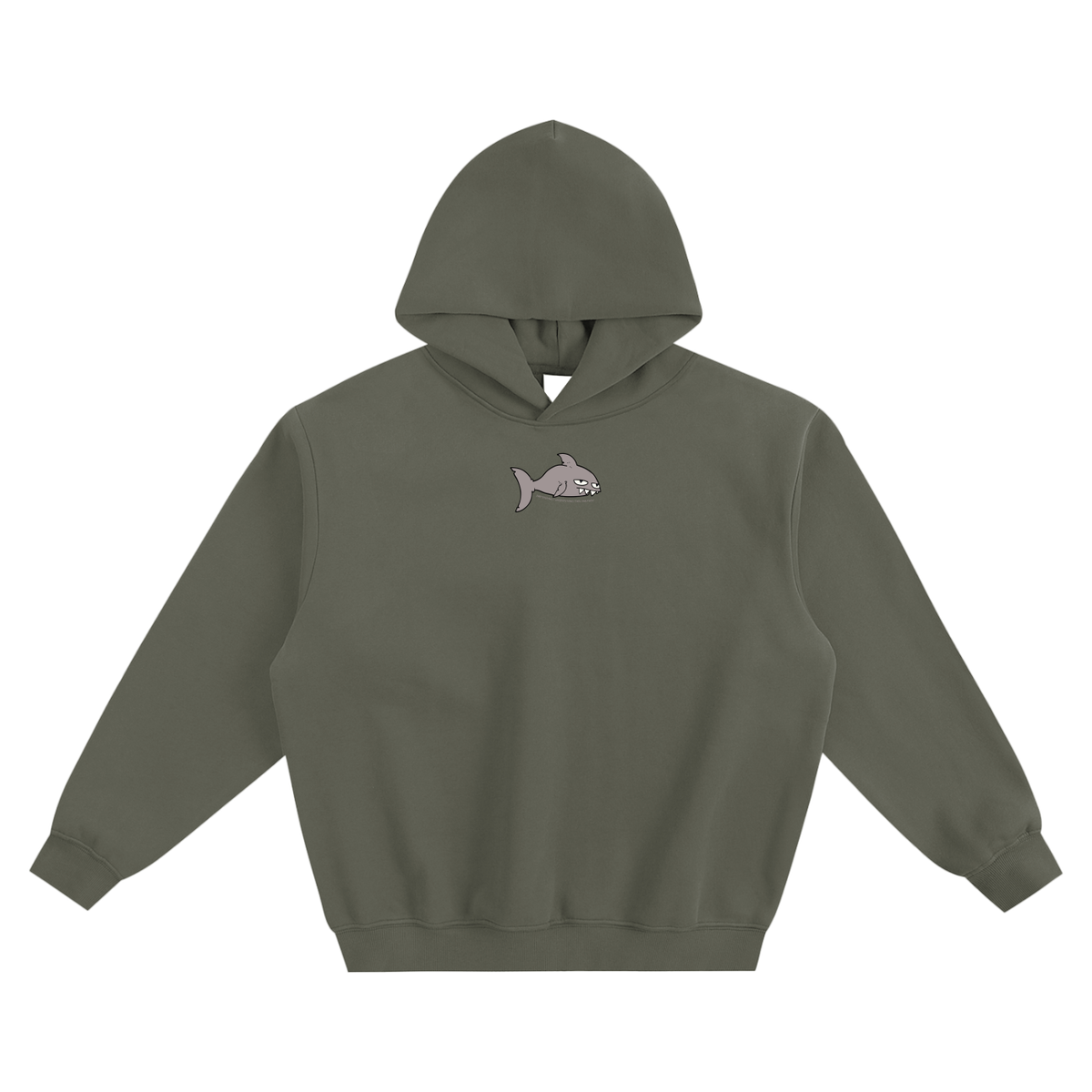 Pretending I Understand This Fantasy (Shark) Fleeced Boxy Hoodie