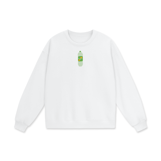 Don't Bottle It Up Heavyweight Drop Shoulder Oversized Fleece Sweatshirt