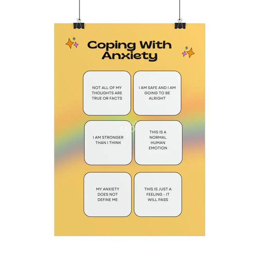 Coping With Anxiety Poster Poster